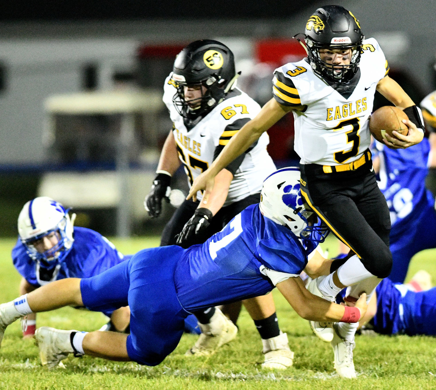 Woodbury Central vs Lawton-Bronson football